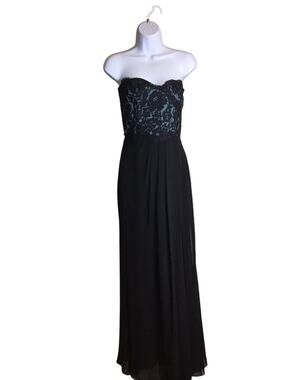 Jim HJelm Occasions Black Corset Gown Sz.12 Goth bridesmaid Whimsygoth  Vintage
